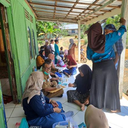 KEGIATAN POSBINDU PTM DESA SUNGAI JATI