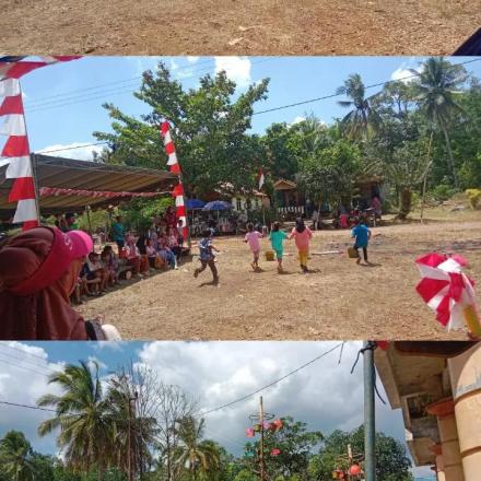 Pambakal beserta Perangkat Desa Ikut Memeriahkan Lomba Di Dusun Rejo Sari dalam rangka HUT RI ke 78